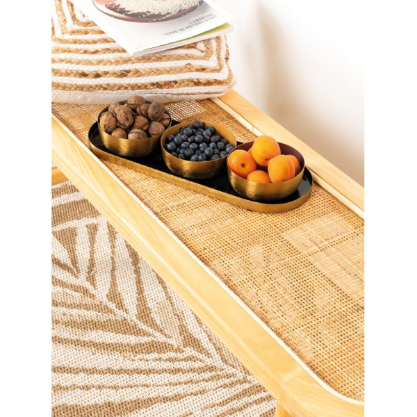 Banc en rotin naturel - AUBRY GASPARD
