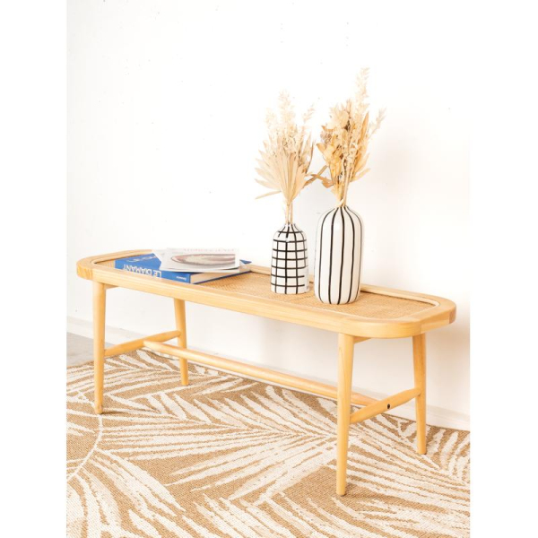 Banc en rotin naturel - 7