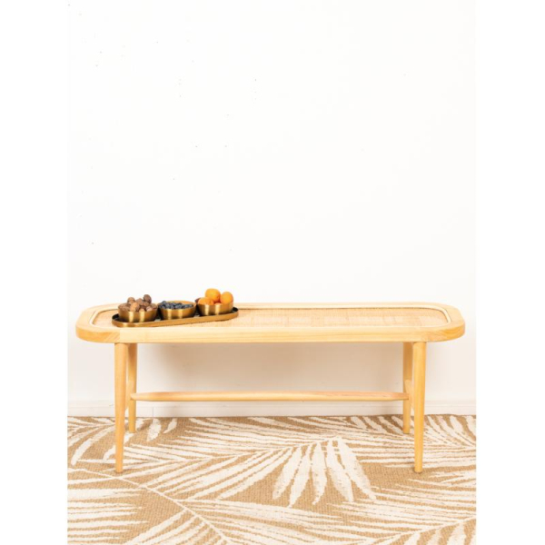 Banc en rotin naturel - 8