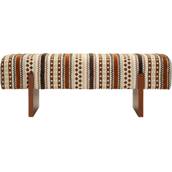 Banc en tissu Etnic 120.5 x 45 x 43 cm - MAU-0893