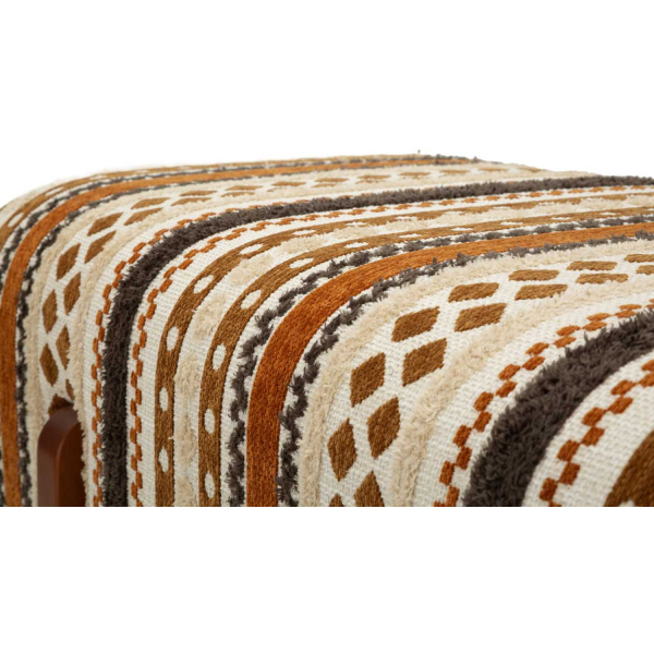 Banc en tissu Etnic 120.5 x 45 x 43 cm - 6