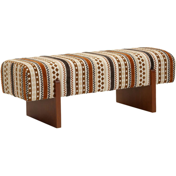 Banc en tissu Etnic 120.5 x 45 x 43 cm