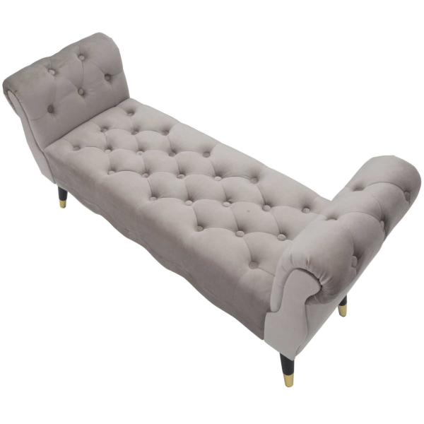 Banc en tissu Paris 120 x 40 x 60 cm - 6