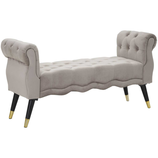 Banc en tissu Paris 120 x 40 x 60 cm