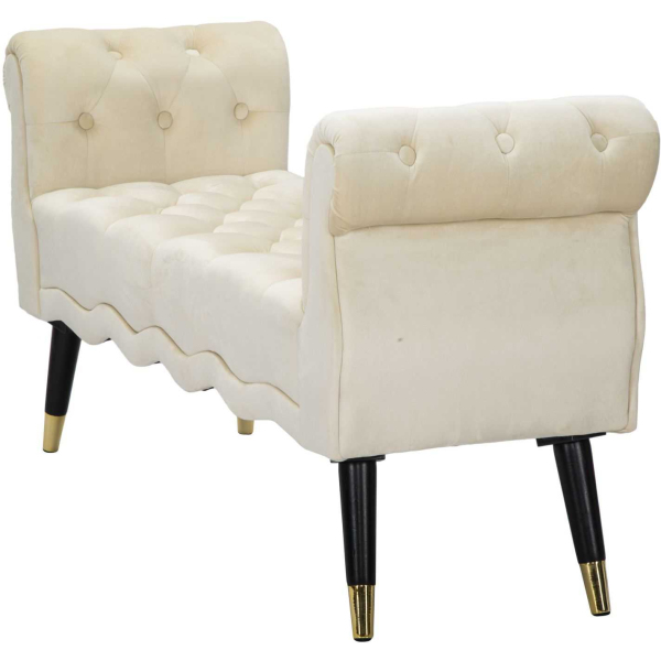 Banc en tissu Paris 120 x 40 x 60 cm - 5