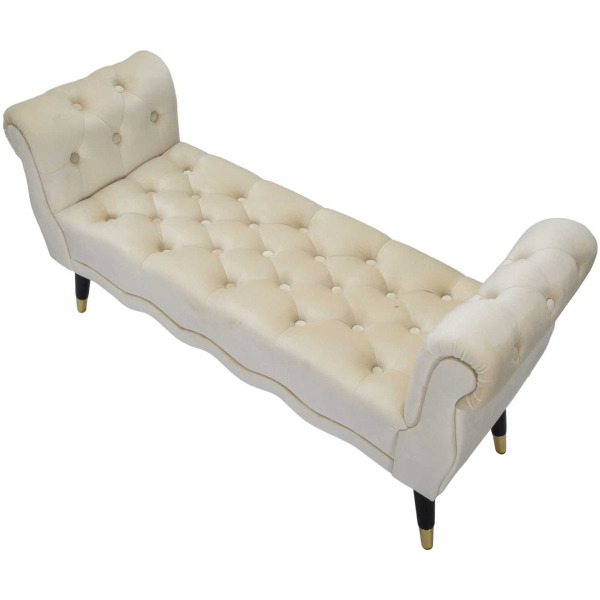 Banc en tissu Paris 120 x 40 x 60 cm - 6