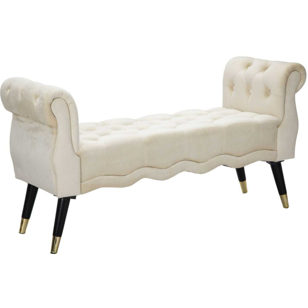 Banc en tissu Paris 120 x 40 x 60 cm