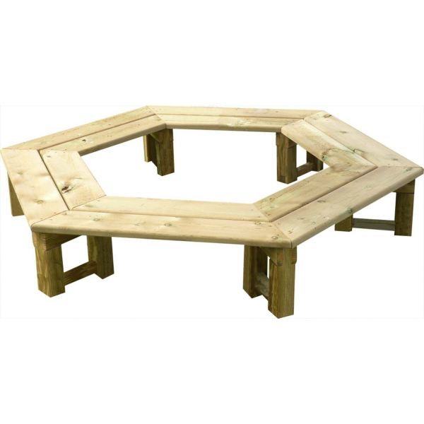 Banc tour d'arbre en bois pour enfants