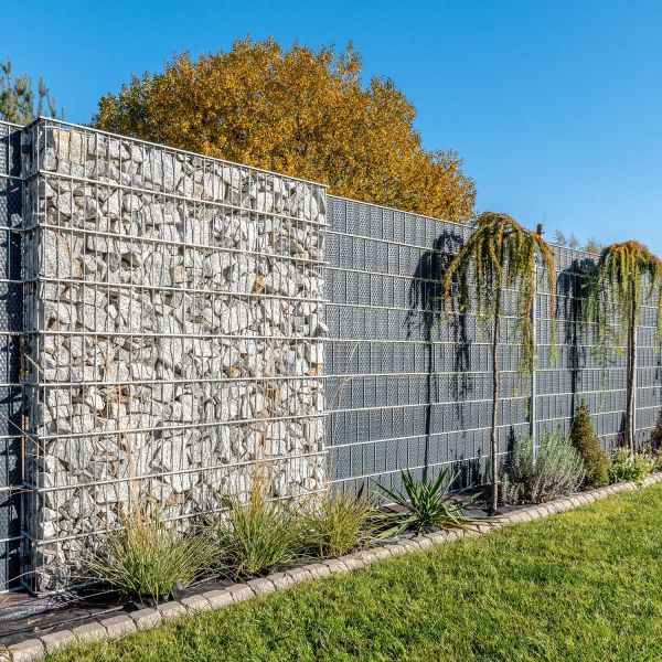 Bande brise-vue en résine tressée pour clôture rigide 19 x 255 cm - Rattan Art
