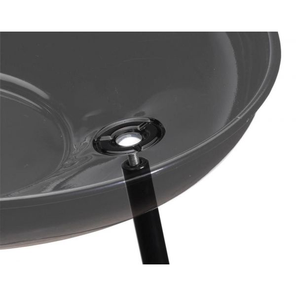 Barbecue à charbon sur roulettes camping (surface cuisson 42cm) Barbecue à charbon sur roulettes camping surface cuisson