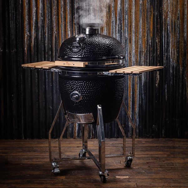 Barbecue grill Kamado en céramique haut de gamme (porte clés et gourde offerts) - 8