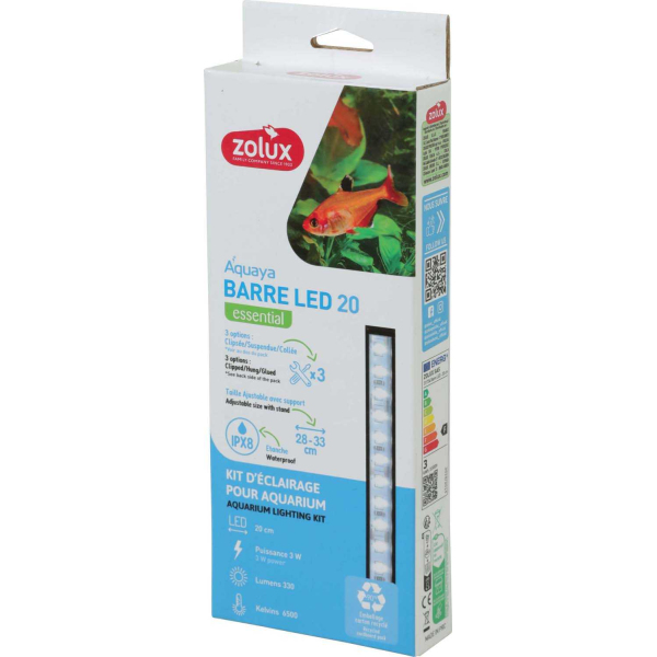 Barre lumineuse LED pour aquarium