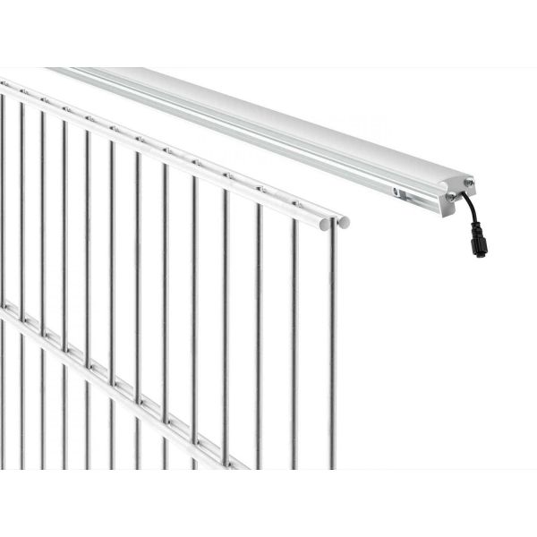 Barrette lumineuse pour clôture et gabion 2.46 m - EDE-0403