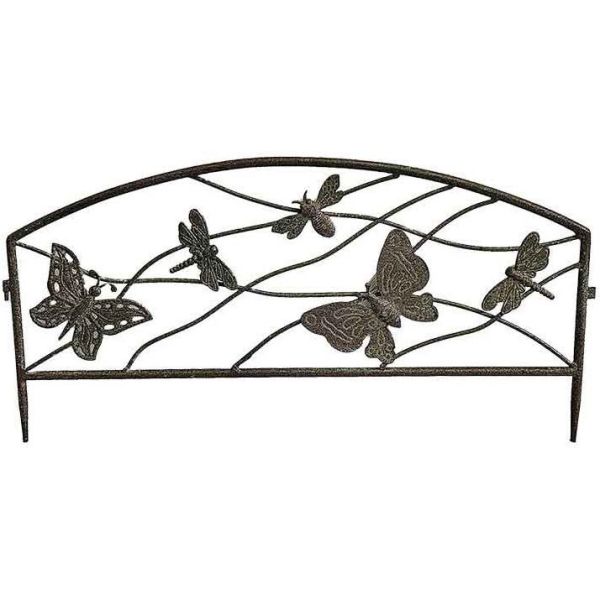 Barrière de jardinière décorative Papillons 51 x 1 x 26 cm