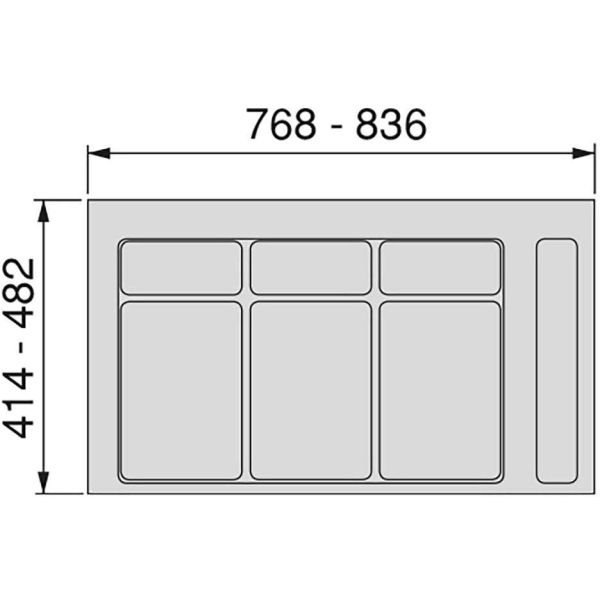 Base pour bacs de tri Recycle - EMU-0258