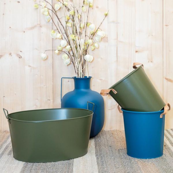 Bassine en métal Kaki Cargo - AUBRY GASPARD