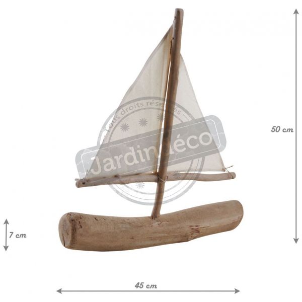 Bateau en bois flotté - AUBRY GASPARD