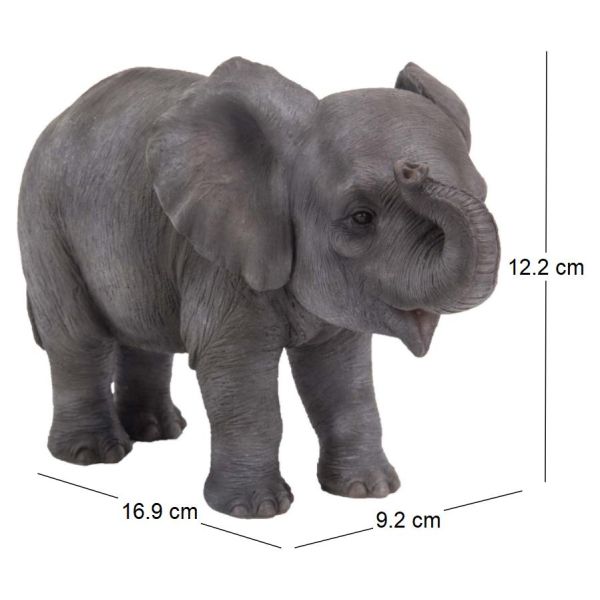 Bébé élephant en résine 12 cm - VIVID ARTS