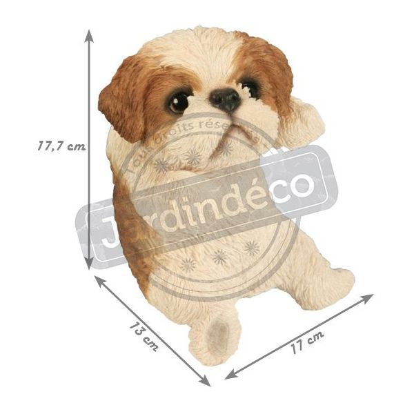 Bébé shih tzu jouant 18 cm - 