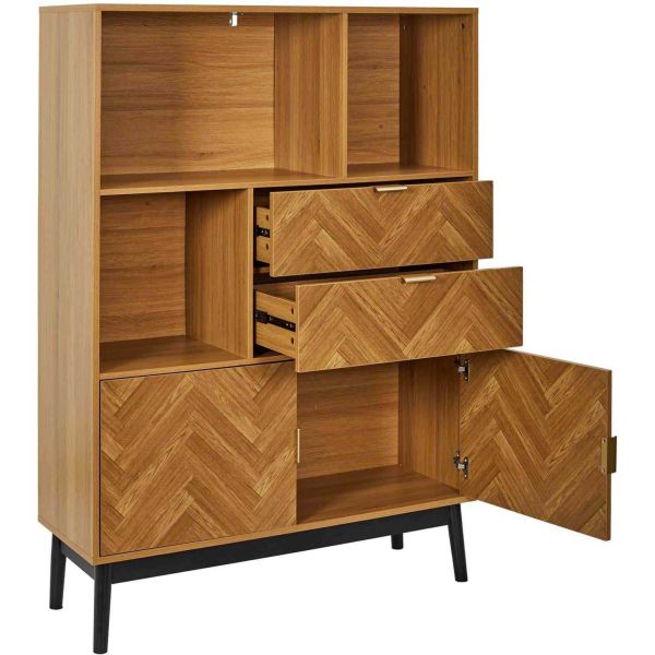 Bibliothèque en bois Felix - 129