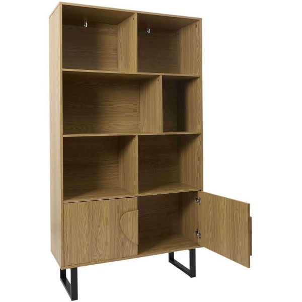 Bibliothèque en mdf et métal Calypso - 7