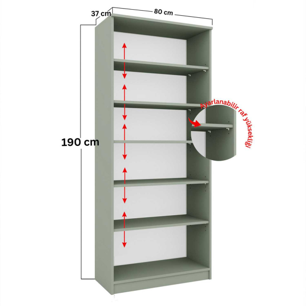 Bibliothèque 2 portes en aggloméré et verre Lucas - ASI-2382