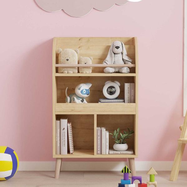 Bibliothèque de rangement pour enfants Minola - HANAH HOME