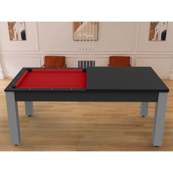 Billard convertible table 8 personnes Arizona - plateau & accessoires non fournis - 7