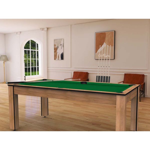 Billard convertible table 8 personnes Arizona + plateau dinatoire + pack d'accessoires - 5