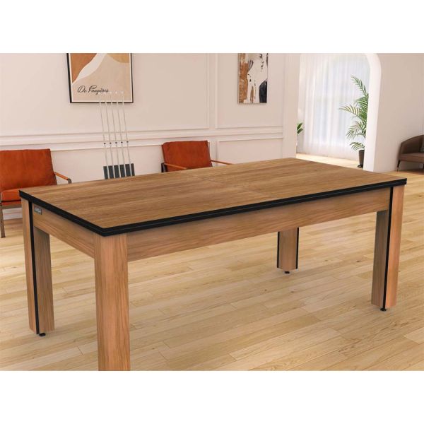 Billard convertible table 8 personnes Arizona + plateau dinatoire + pack d'accessoires - 7