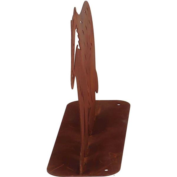 Blaireau décoratif en métal rouillé - 9,90