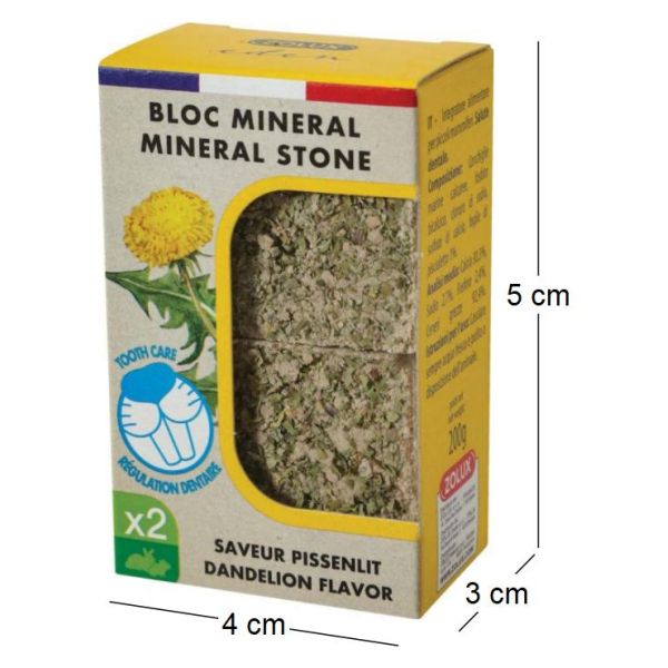 Bloc minéral Eden 200 gr (Lot de 2) - ZOL-2006