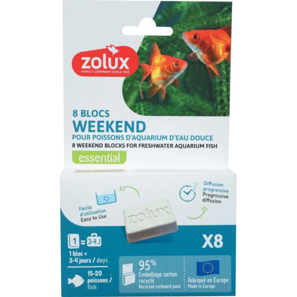 Bloc vacances de nourriture pour poissons d'aquarium d'eau douce - 7,90