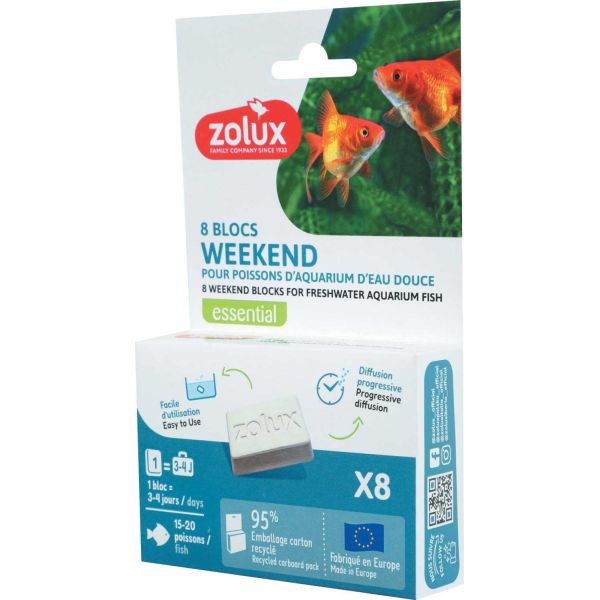 Bloc vacances de nourriture pour poissons d'aquarium d'eau douce - ZOLUX