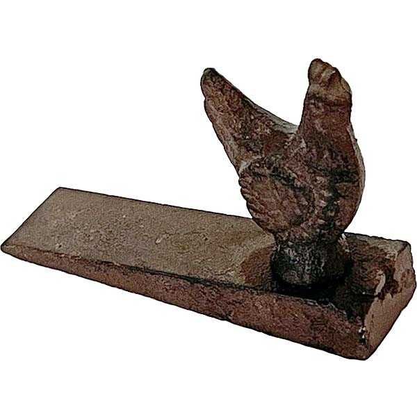 Bloque porte en fonte Coq et poule 11 x 3 x 8 cm (Lot de 2) - LA GRANDE PRAIRIE