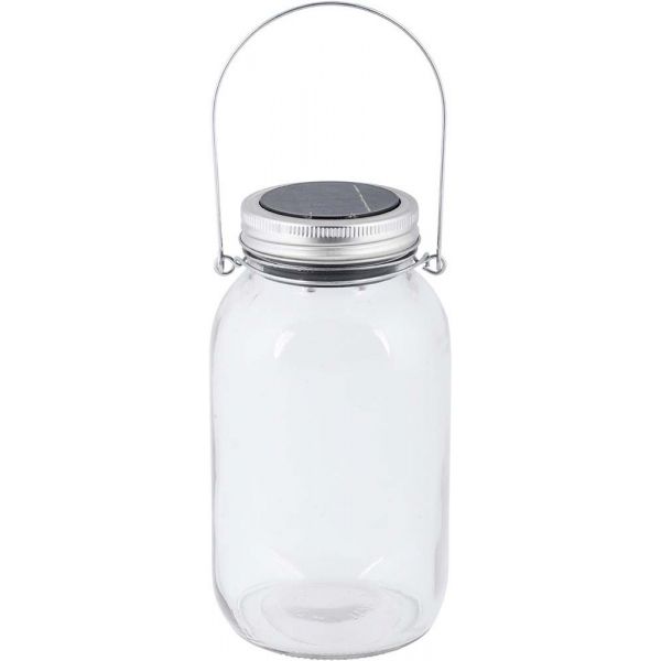 Bocal solaire LED en verre