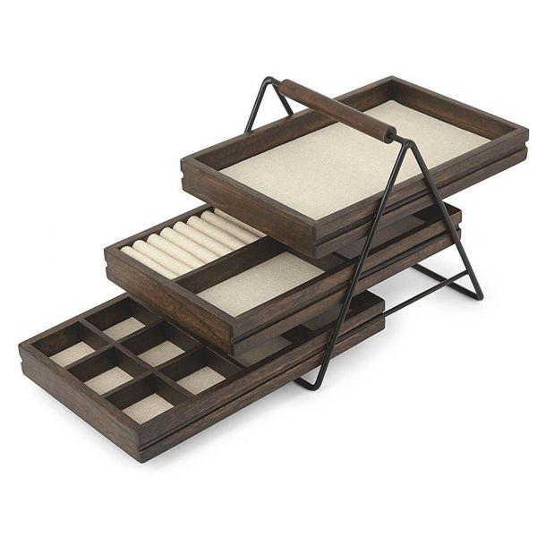 Boite à bijoux Petit panier 3 tiroirs - 59,90