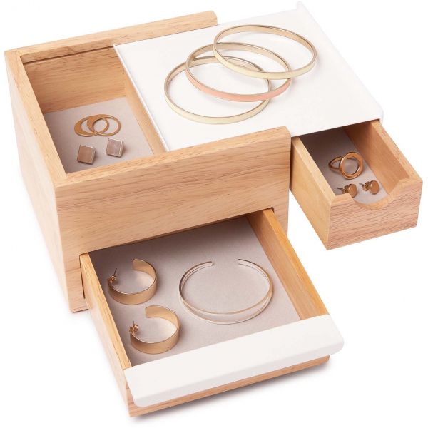 Boîte à bijoux 3 tiroirs Mini stowit - 51,90
