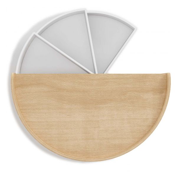 Boite à bijoux en bois ronde Moona - 63,90