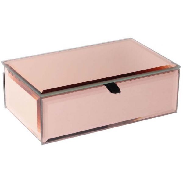 Boîte à bijoux cuivré effet miroir - 9,90