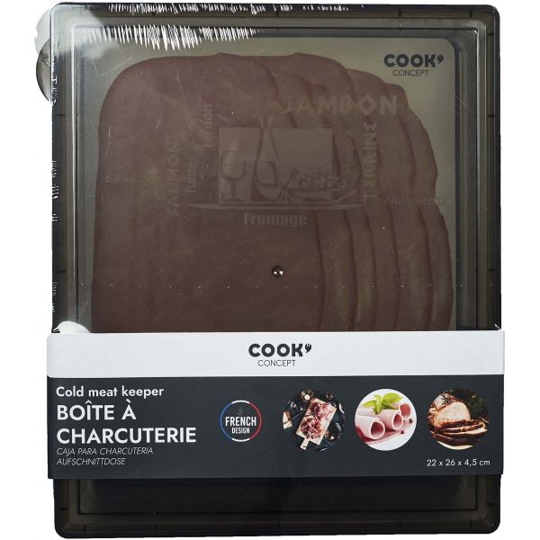 Boite à charcuterie en plastique 23 x 26 cm - CMP-3662