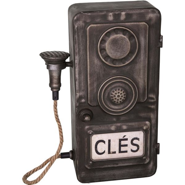 Boîte à clefs téléphone vintage