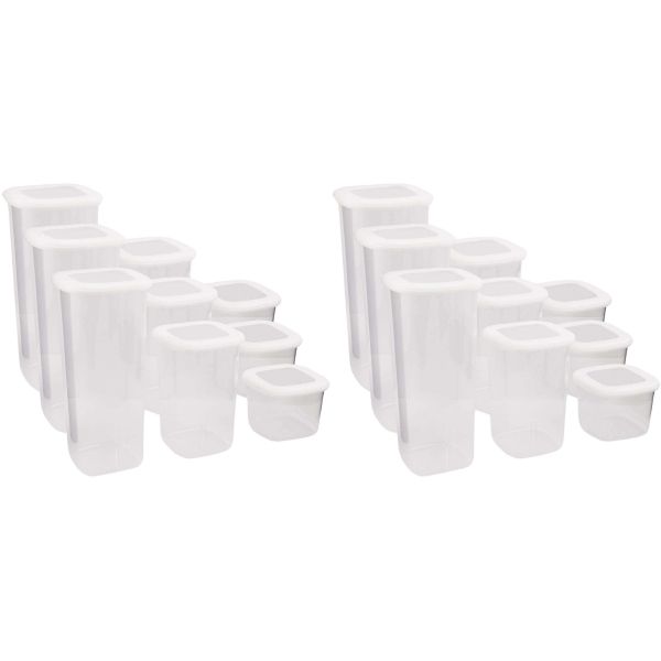 Boîte de conservation en plastique blanc Box