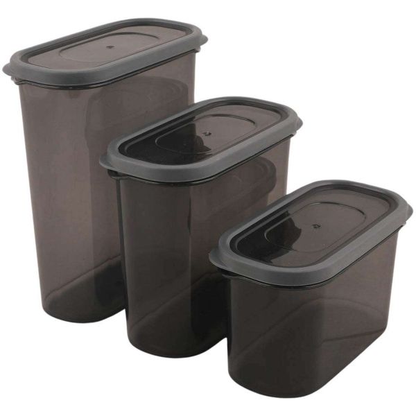 Boîte de conservation en plastique gris Storage (Lot de 18) - ASI-0287