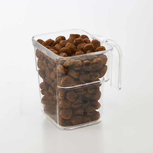 Boite à croquettes en plastique avec verre doseur Pet - 6