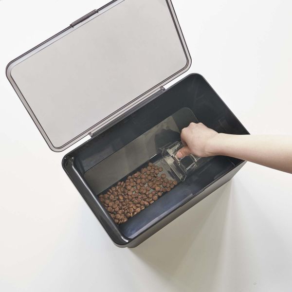 Boite à croquettes en plastique avec verre doseur Pet - 8