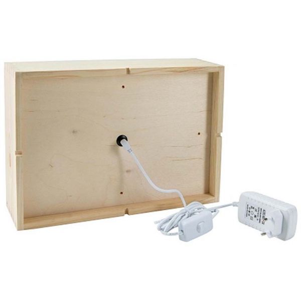 Boite lumineuse LED 30x20 cm - CONTENTO