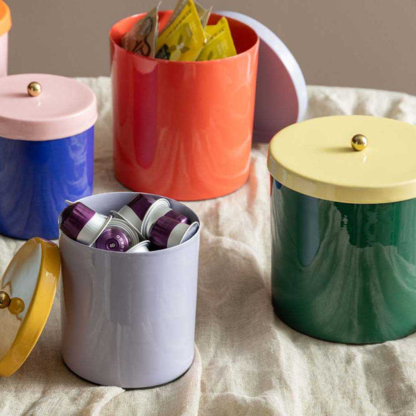 Boîte en métal Double Funky Retro - PT