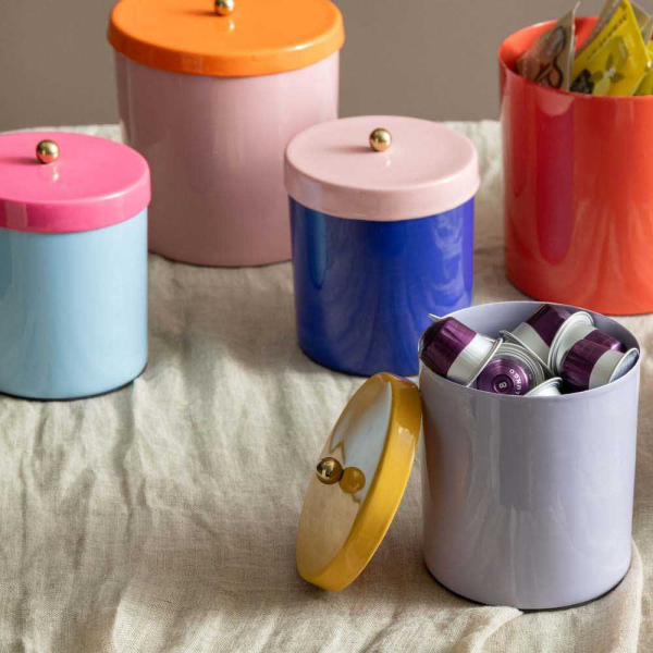 Boîte en métal Double Funky Retro - PT