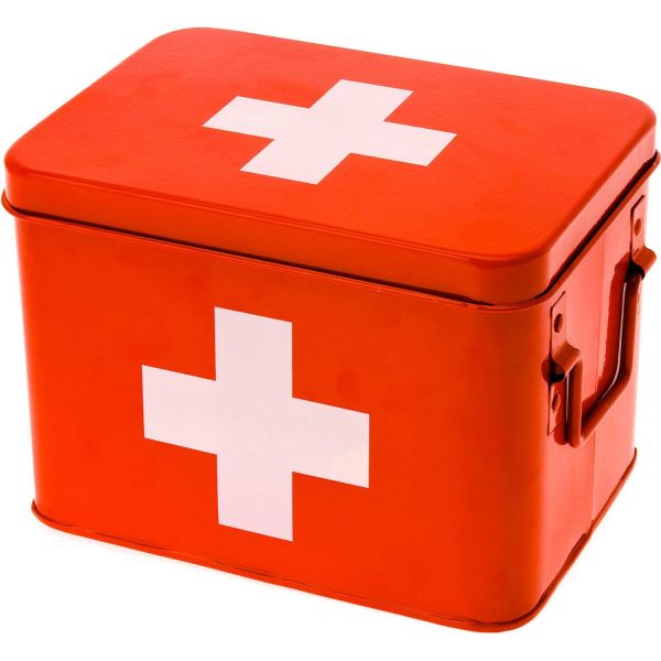 Boîte à pharmacie en métal Cross